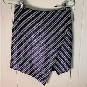 Sequin mini skirt